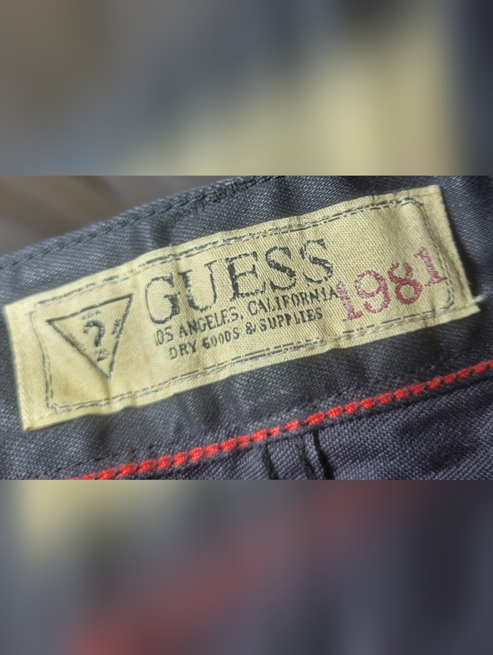 Guess Men's Straight Jeans in Black with Zip Pocket Detail - Picture 5 of 8